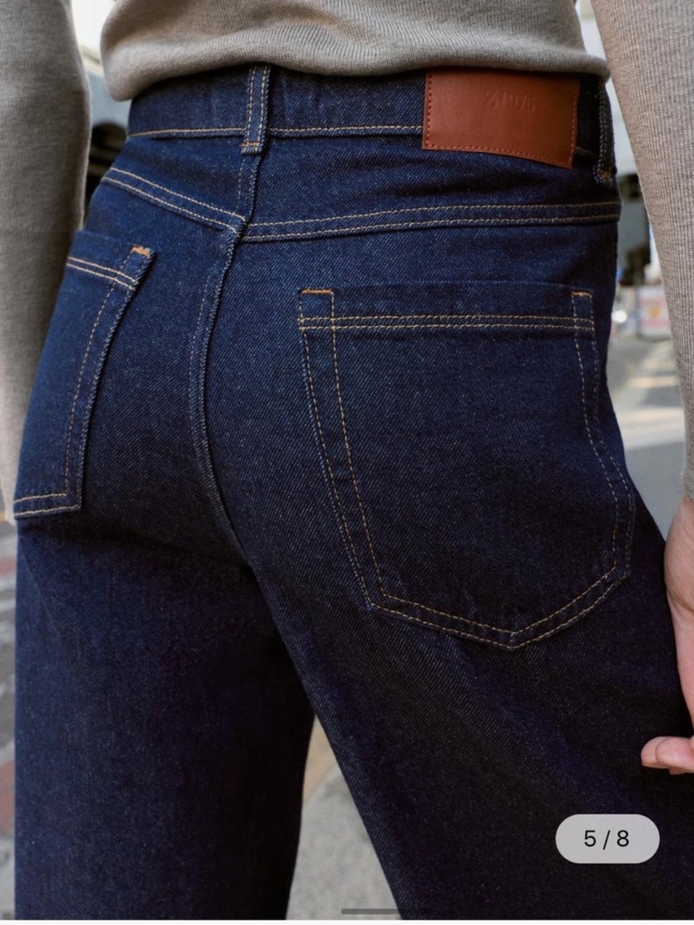 NEW FALL 🍁 ZARA high-waist jeans combination design USA 8/ EUR 40
🚨NO DISCOUNT - Picture 7 of 11